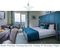 Exclusive overnight, B&B with 3 course Dinner, Friday & Monday over May Bank Holiday